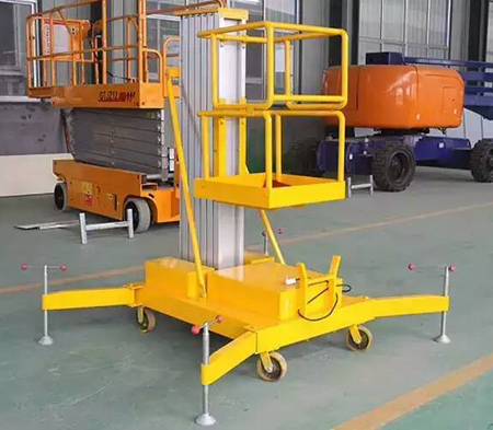 鋁(lü)合金(jin)液壓(ya)升降(jiang)機